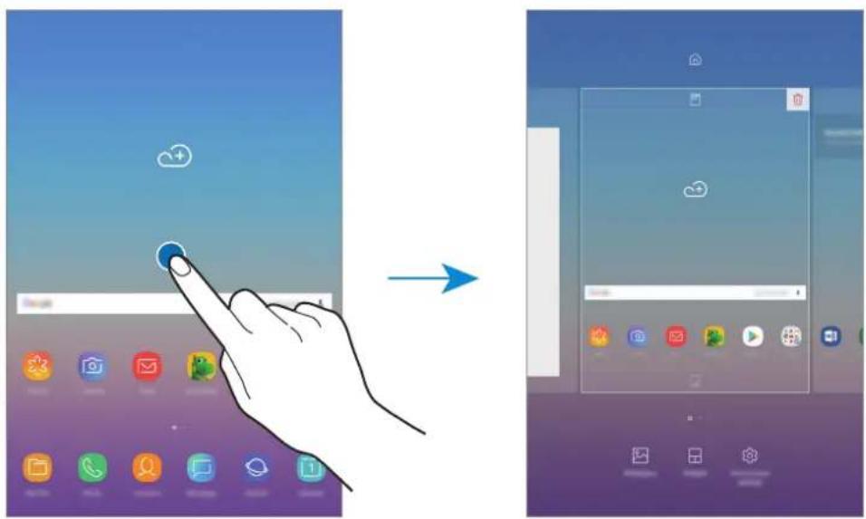 SAMSUNG Galaxy Tab A8 - Modifier l'écran d'accueil - 1