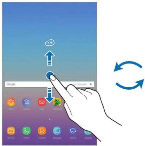 SAMSUNG Galaxy Tab A8 - Passer de l'écran d'accueil à la liste des applications - 1