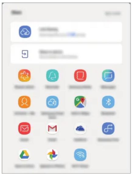SAMSUNG Galaxy Tab A8 - Partager du content - 2