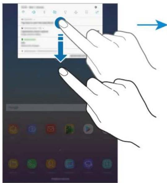 SAMSUNG Galaxy Tab A8 - Utiliser les touches de paramétrage rapide - 1