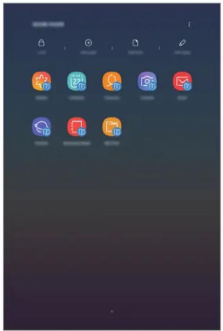 SAMSUNG Galaxy Tab A8 - Dossier sécurisé - 1