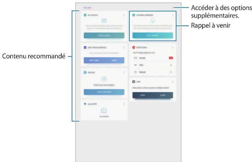 SAMSUNG Galaxy Tab A8 - Ouvrir l'écran d'accueil Bixby - 1