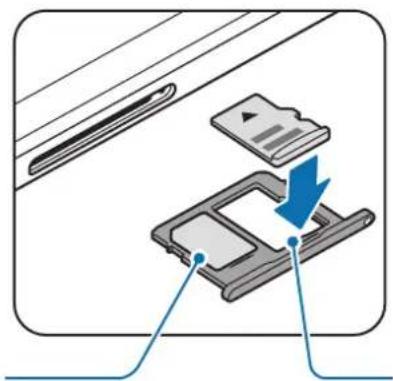 SAMSUNG Galaxy Tab A8 - Installer une carte mémoire - 6