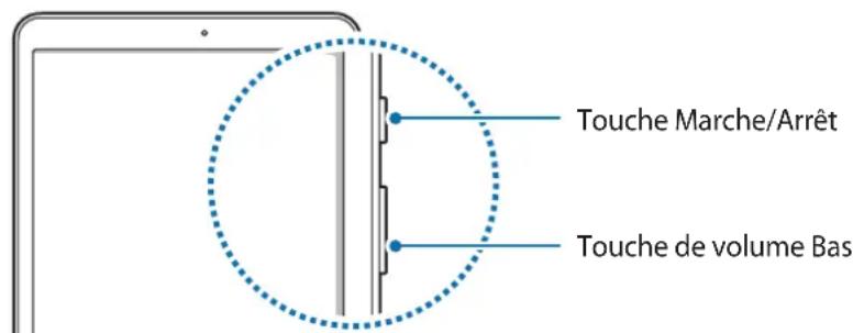 SAMSUNG Galaxy Tab A8 - Redémarrer l'appareil - 1