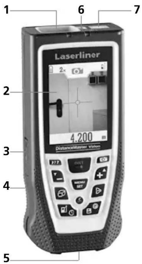 Laserliner DistanceMaster Vision - Oplaadbare batterijen plaatsen - 2
