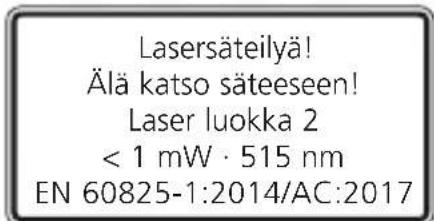 Laserliner LaserRangeMaster Gi5 - Turvallisuusohjeet - 2