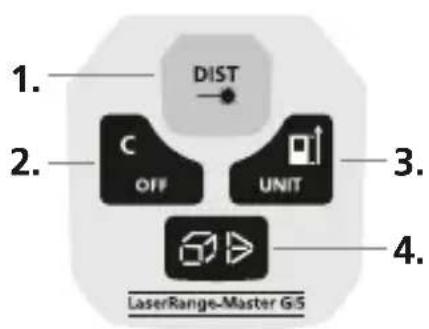 Laserliner LaserRangeMaster Gi5 - AFFICHAGE : - 1