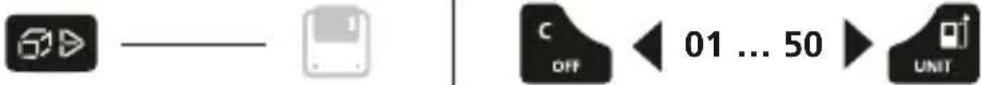 Laserliner LaserRangeMaster Gi5 - Functie de memorare: - 1