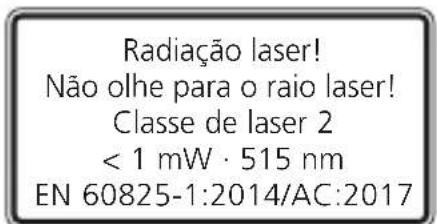 Laserliner LaserRangeMaster Gi5 - Indicações de segurarça - 2