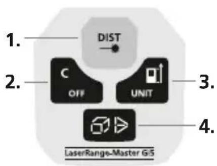 Laserliner LaserRangeMaster Gi5 - ДИСПЛЕн: - 1