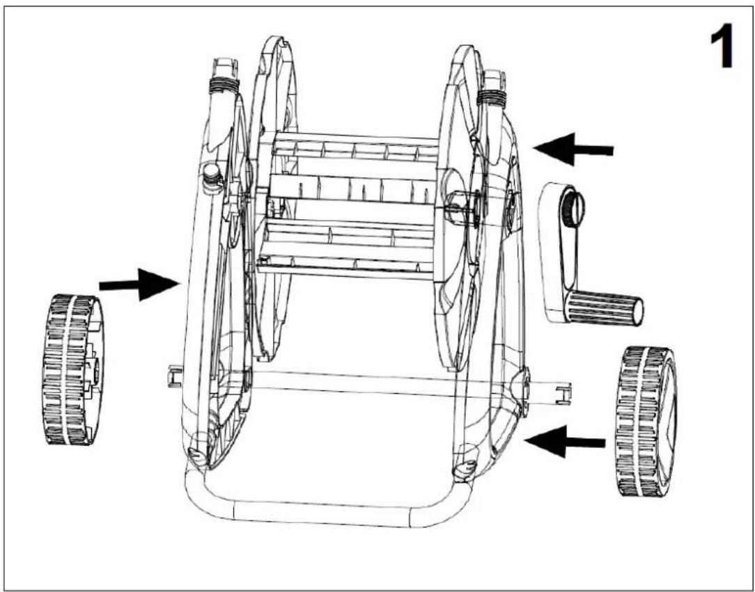 Eurom Hose Winder - Montage: - 1