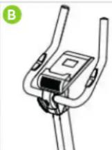 VirtuFit HTR 2.0 - Volg onderstaande stappen om de voetriemen te verstellen: - 2