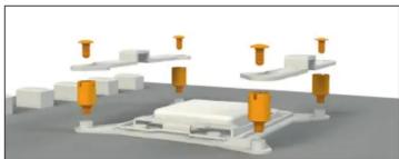 Be Quiet! Dark Rock 4 - Assemblage du cadre de montage du refroidisseur - 1