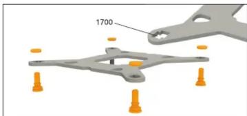 Be Quiet! Dark Rock 4 - Montage de la plaque arrêté - 1