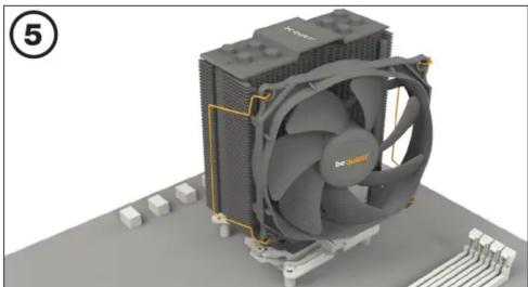 Be Quiet! Dark Rock Slim - Intel:LGA 2011 (-3) square ILM/LGA 2066 - 9