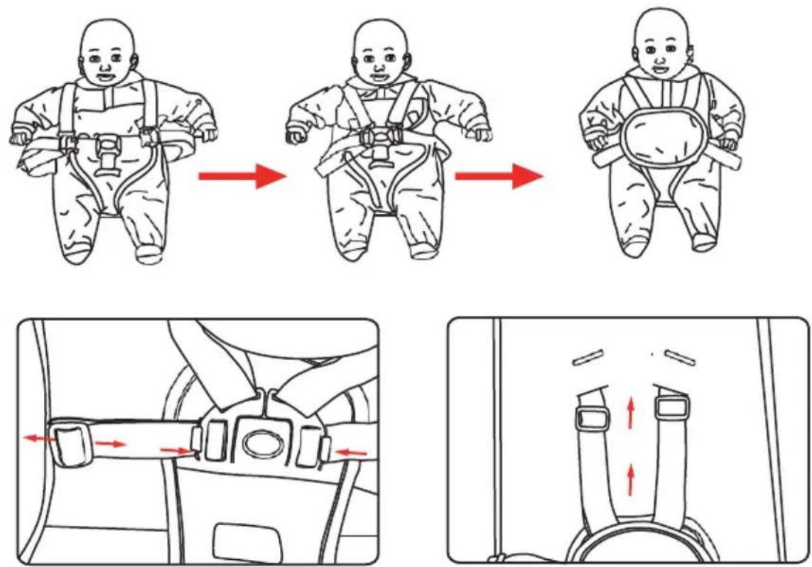 Topmark Xavi - WARNING: VERWENDEN SIE DEN SICHERHEITSGURT IMMER IN VERBINDUNG MIT DEM BECKENGURT. - 1