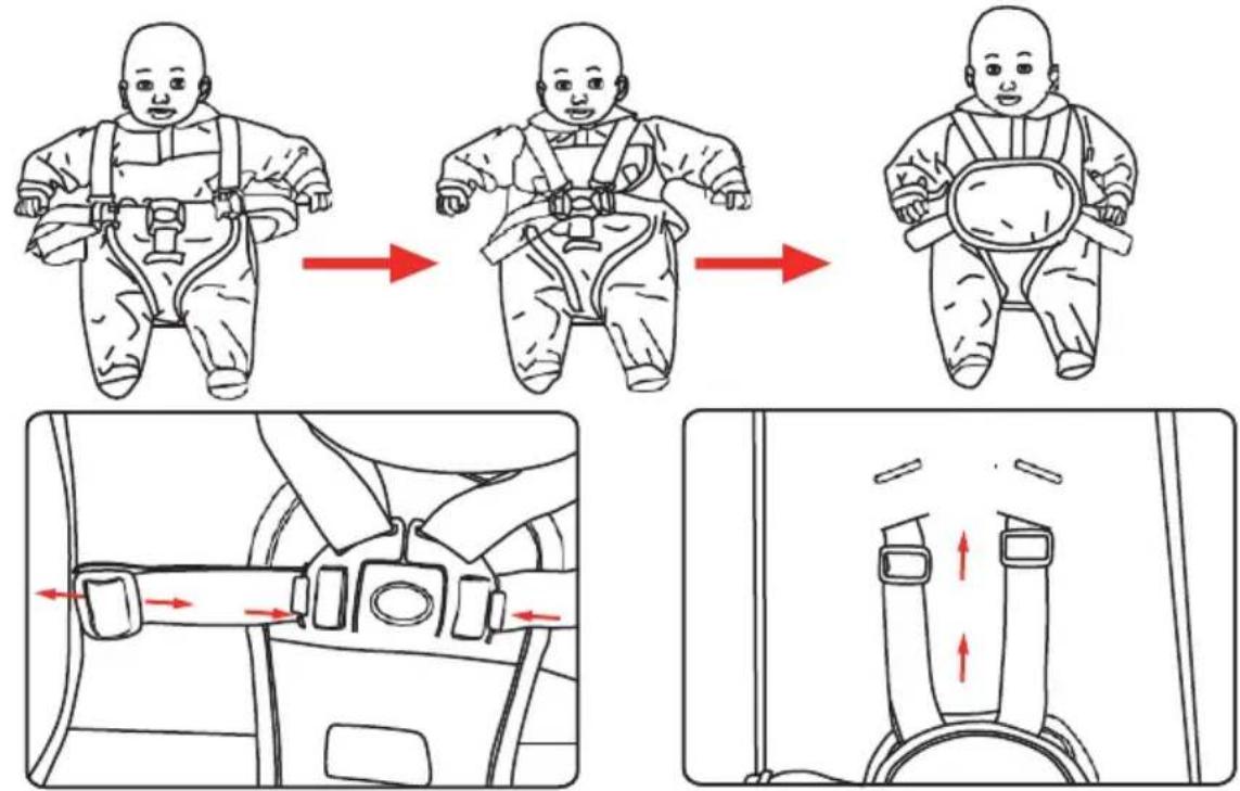 Topmark Xavi - ATTENTION: UTILISEZ TOUJOURS LA CEINTURE. NE JAMAIS UTILISER L'ENTREJAMBE SANS LA CEINTURE DE MAINTIEN. - 1