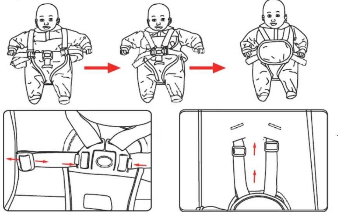 Topmark Xavi - USO DEL CINTURON DE SEGURIDAD DE 5 PUNTOS DE ANCLAJE ATencion: UTILIZAR SIempre LOS CINTURONES DE SEGURIDAD Y EL SEPARAPIERNAS AL Mismo TIEMPO. - 1