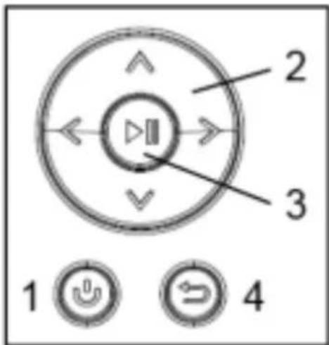 INTENSO Media Artist - 1) Tastenbelegung Geräterückseite - 1