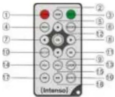 INTENSO Media Artist - 2) Controle remoto - 1