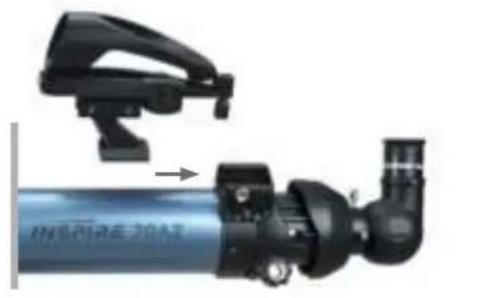 CELESTRON Inspire 100mm AZ - Pour installer le chercheur : - 1