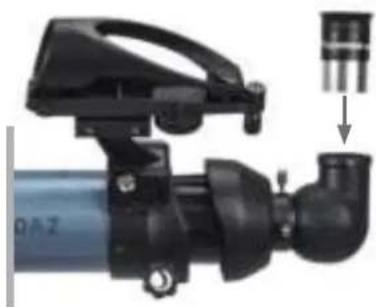 CELESTRON Inspire 100mm AZ - To install an eyepiece: - 1