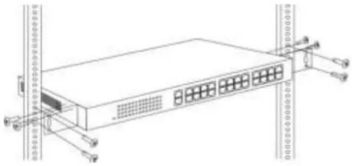 LEVELONE GEL2861 - Installazione su rack - 1
