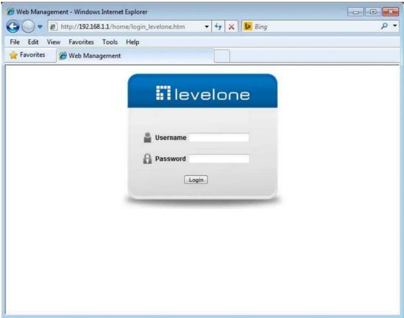 LEVELONE GEL2861 - Accesso al disposativo - 1
