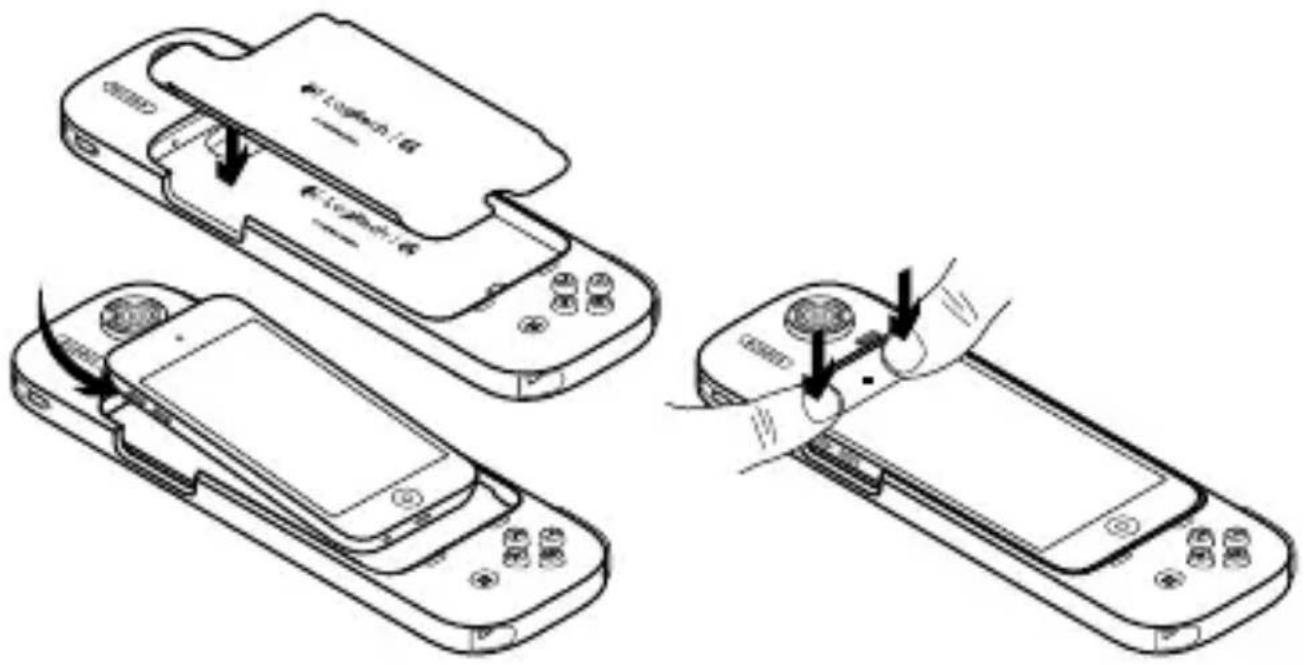 LOGITECH PowerShell Controller - iPhone: - 1