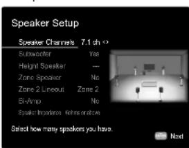 ONKYO TXNR696 - Speaker Setup - 1