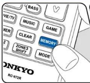 ONKYO TXNR696 - Prérogler une station de radio - 1