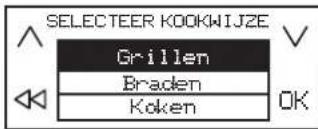 SELECTEER KOOKWIJZE Grillen Braden Koken OK