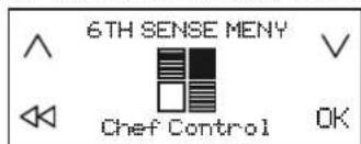 WHIRLPOOL SMP 9010 CNEIXL - For å aktivere Chef Control-funksjonen: - 1