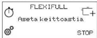 FLEXIFULL Aseta keittoastia STOP