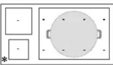 WHIRLPOOL SMP 9010 CNEIXL - Para ativar as zonas de cozedura: - 6