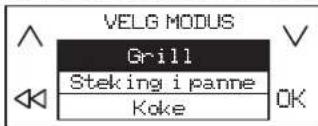 VELG MODUS Grill Steking i panne Koke OK