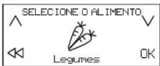 SELECIONE O ALIMENTO Legumes OK