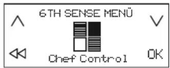 6TH SENSE MENÜ Chef Control OK