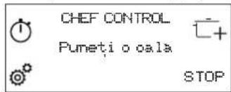 CHEF CONTROL Puneti o oala STOP