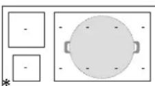 WHIRLPOOL SMP 9010 CNEIXL - Aktivovanie varných zón: - 6