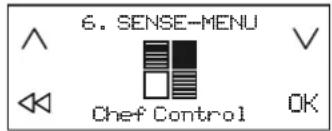 6. SENSE-MENU Chef Control OK