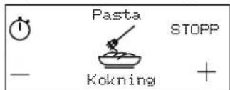 Pasta STOPP Kokning