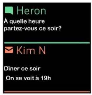 FITBIT Versa 2 - Affichage des notifications entrantes - 1
