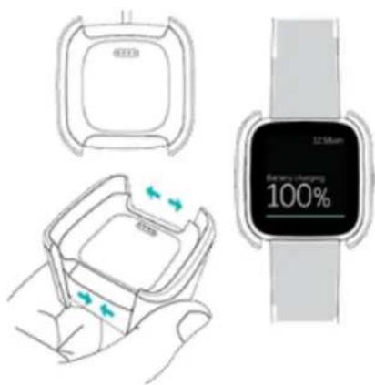 FITBIT Versa 2 - Chargement de votre montre - 1