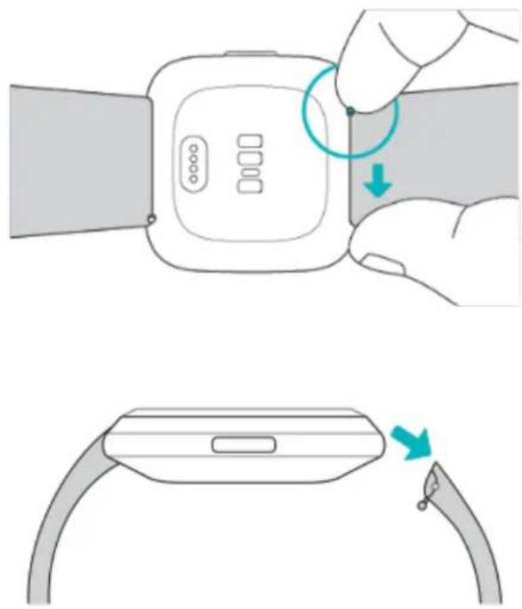 FITBIT Versa 2 - Retirer un bracelet - 1