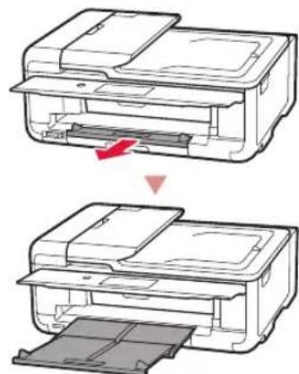 CANON Pixma TS9551C - Dra ut utmatningsfacket. - 1