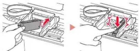 CANON Pixma TS9551C - Instale los depuestos de tinta. - 1
