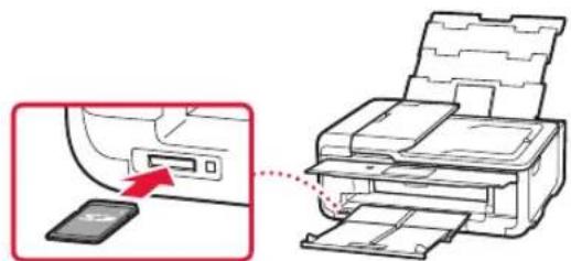CANON Pixma TS9551C - Foto's afdrukken die+zijn opgeslagen op een geheugenkaart - 1