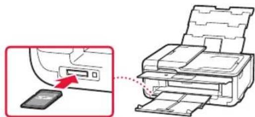 CANON Pixma TS9551C - Skrive ut bildersom er lagret pa et minnekort - 1