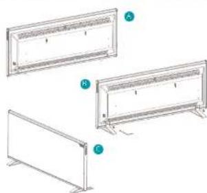DUUX Slim 1000 - Aluminum floorstand installation - 1